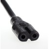 shortix Short Power Cable (Power Cable with Euro Flat Plug
