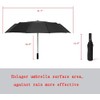 WT Windproof Umbrella - 12 Ribs Auto Open/Close Button, Large