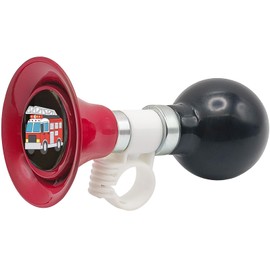 YeloYolker Kids Bicycle Horn, Cute Bicycle Handlebar Air Horn for Boys Toddlers Universal Bicycle Accessories for Tricycle, Balance Bike, Scooter (Fire Engines)