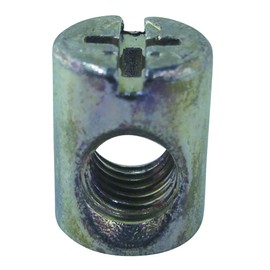 DAIDOHANT 10186424 Insert Joint Nut [Iron/Trivalent Chromate Plating] (Standard) M6 x Height B 13mm (Quantity: 2)