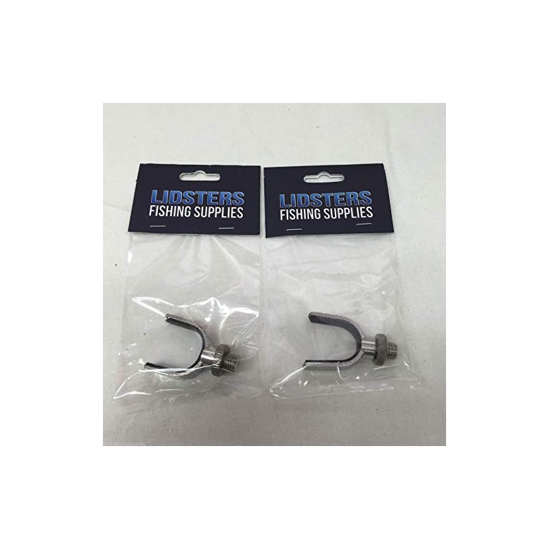 2 Stainless Steel Fishing U Rod Rests Carp Coarse Rod