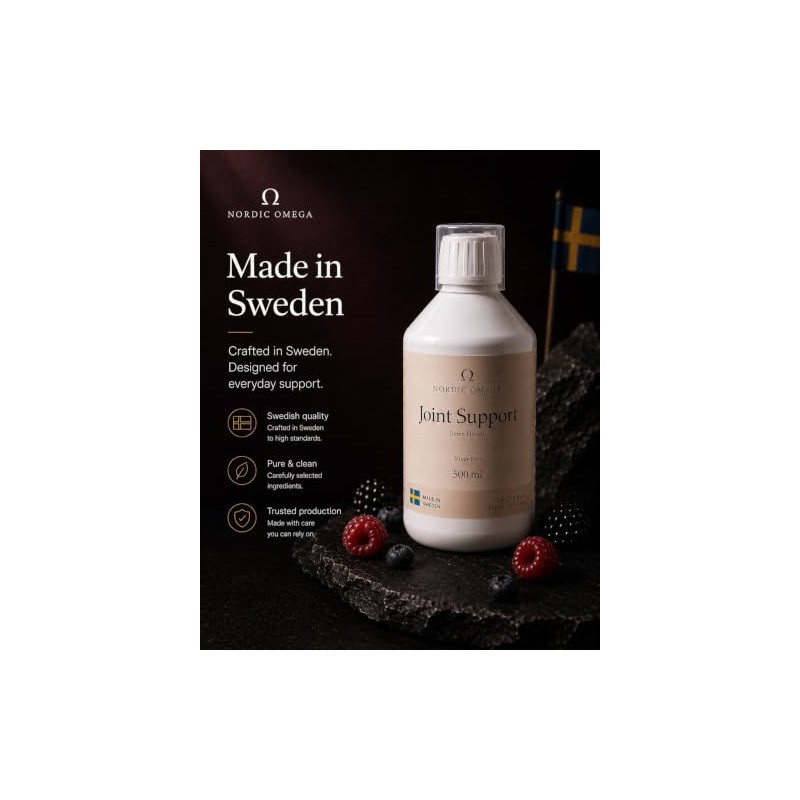 Joint Support Collagen, Berry Flavour, Sugar Free, 500ml, Made in