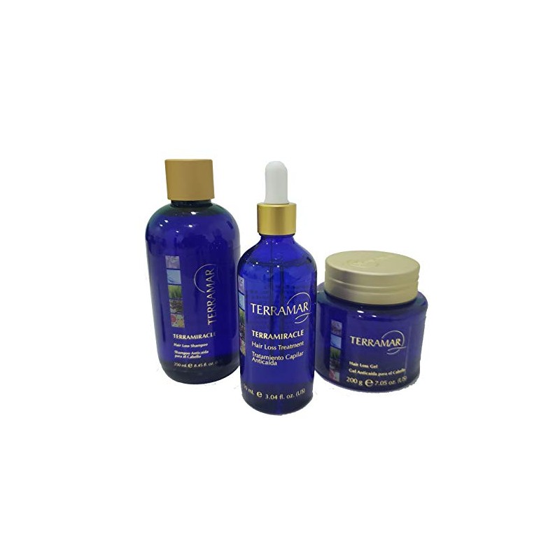 Set Anti Caída Tratamiento, Shampoo Y Gel Terramar + Regalo!