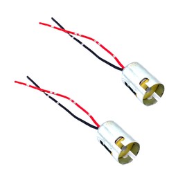 2 Pcs 1156 BA15S S25 1141 P21W Car Bulb Socket Adapters,Single Contact 1141 1156 Led Bulb Socket Plugs Extension Wire for Car Turn Signal Tail Stop Brake Light Rear Light