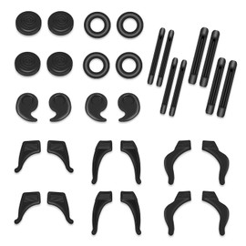 16 Pairs Glasses Ear Grip Eyeglasses Ear Cushion Eyeglasses Retainers, Comfort Eyeglasses Temple Tips Sleeve, Silicone Anti-slip Ear Hooks Keep Glasses from Slipping (8 Types Mix)
