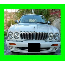 312 Motoring fits 1998-2000 Jaguar XJ8 XJ 8 XJ-8 Chrome Grill Grille KIT 1999 98 99 00 XJ8L XJ8-L Vanden PLAS