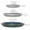 W&W Ceramic Plant Saucer - Plant Trays for Indoor Pots