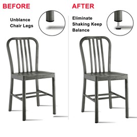 WAFJAMF 20 Pcs 1/4''UNC Thread Adjustable Furniture Levelers Table Feet Screw in Threaded, Screw on Chair Foot Glides Leveling for Tables, Chairs, Furniture Legs