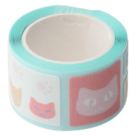 Yuni-Nemu Name Cloth Tape, Cat, 0.8 inch (21 mm) Cut AJUN-99