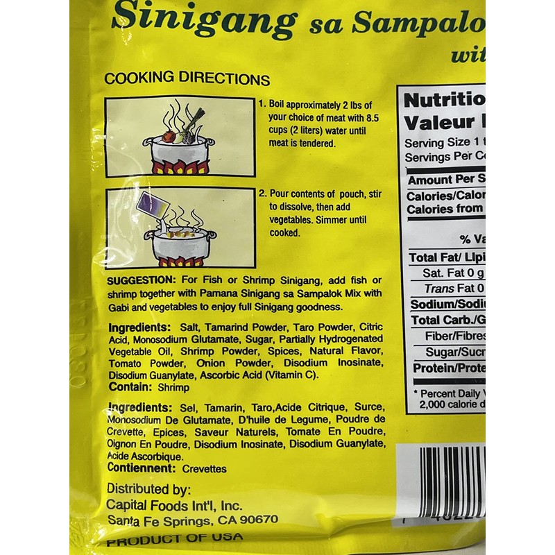 Nora Kitchen Sinigang sa Sampalok Mix with GABI 1,76 oz