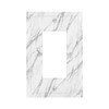 OILbiexn Decorative Outlet Covers with Modern Grey White Marble Print