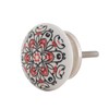 Knober Set of 10 Ceramic Furniture Knobs Mandala Energy Shabby-Chic