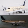 1/150 Diecast Airplanes Saudi Arabia Boeing B747 with LED Light