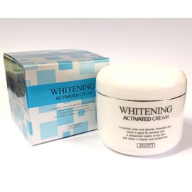 JIGOTT Whitening Activating Cream, 3.4 fl oz (100 ml), Whitening Activated Cream, 3.4 fl oz (100 ml), Moisturizing, Smooth, Bright/Moisture, Smooth, Bright/Korean Cosmetics