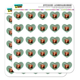 Oh The Pain Doctor Smith Lost in Space Heart Shaped Planner Calendar Scrapbook Craft Stickers