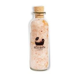 Eco Bath London Lemongrass Himalayan Bath Salt 300g - Premium Himalayan Salt Infused with Lemongrass & Calendula for Uplifting and Refrehsing