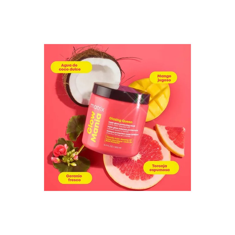 Mascarilla Protectora Glow Mania 500ml Matrix