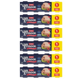 Van Ecuador Tuna in Oil 4 cans X 3oz (6 Packages)