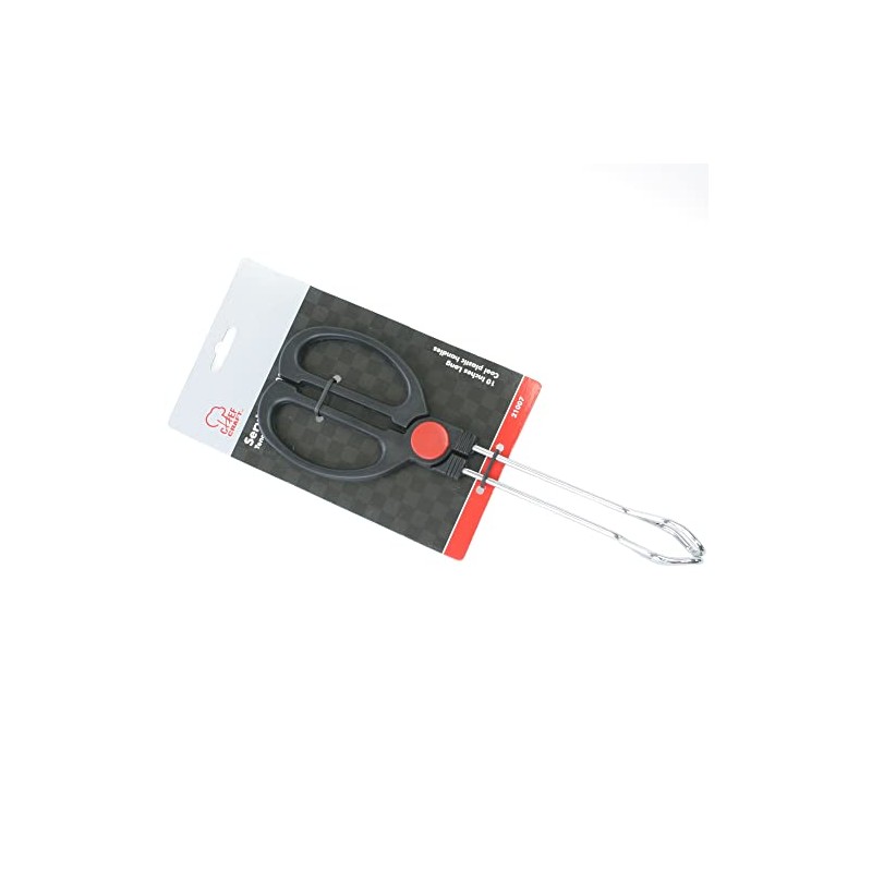 Chef Craft Select Serving Tongs, 10 inches in length, Black