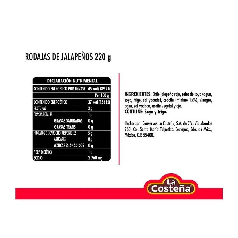 La Costeña 4X LA COSTENA ROJADAS DE JALAPENO TOREADOS /