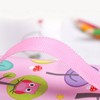 Large Pencil Case Cartoon Pink 4 Tiers 72 Holes Impact