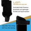 Football Shin Guards with Ankle Pads – Adjustable Straps, Breathable