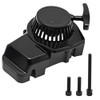 Black Recoil Pull Starter Motorcycle Engine Recoil Starter Replacement for