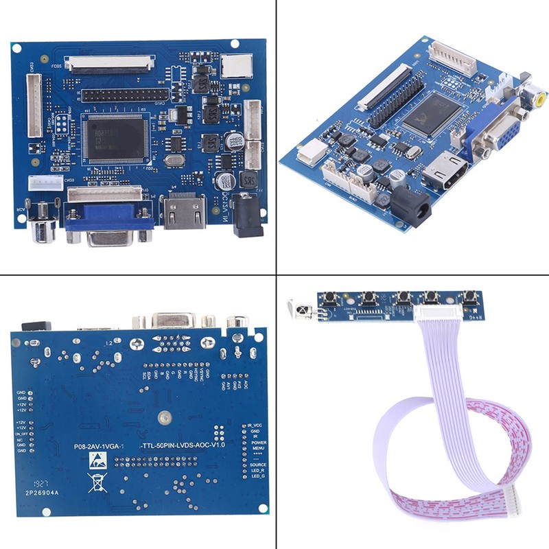 7 Inch LCD TFT Display 1024*600 HDMI VGA Monitor Screen