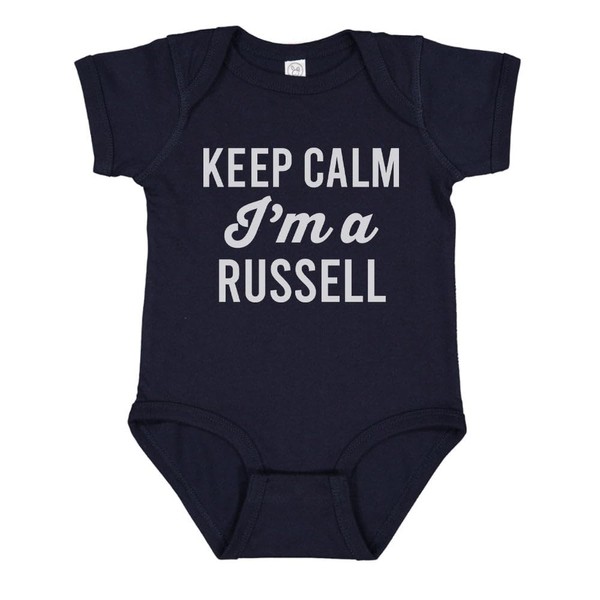 TATY Kids Keep Calm I'm a Russell Baby Infant One