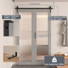 DonYoung 52" Bifold Barn Door Hardware Kit for 2 Doors,