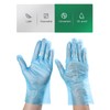 Dr.GreenPanda (Large 4000pcs Blue MPE Gloves PE Disposable Bulk Food