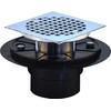 4" Shower Drain with Copper Strainer Top Chroming or 2"