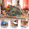 QUOKKA Baby Play Mat for Floor Plush ABC Playmat for