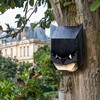 Caped Hero Bat House for Outdoors - Wooden Large Three