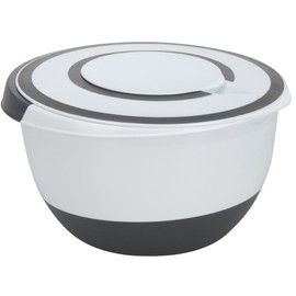 BBTrade Sales Mixing Bowl / Storage Container, including Splash Guard Lid and Non-Slip Base, 5-Litre Capacity