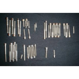 Stainless Cycle Suzuki GSXR1000 GSXR 1000  2001 - 2004 Stainless Engine Bolts Polished