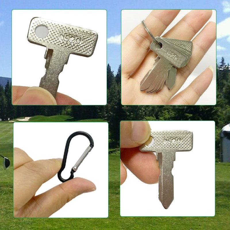 FCOUIID Golf Cart Key Replacement Ignition Keys for Club Car
