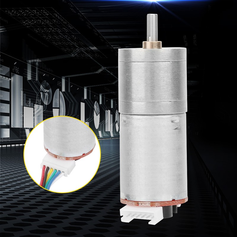 DC 6V Encoder Gear Motor Speed Reduction Motor for Robot