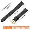 ANNEFIT Genuine Leather Watch Band, Widths: 0.39 / 0.47 /