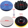 SIQUK Pack of 8 Polishing Sponges Car Polishing Pads 150