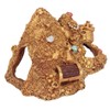 Fish Tank Gold Mountain Simulation Resin Aquarium Treasure Mountain Hideouts