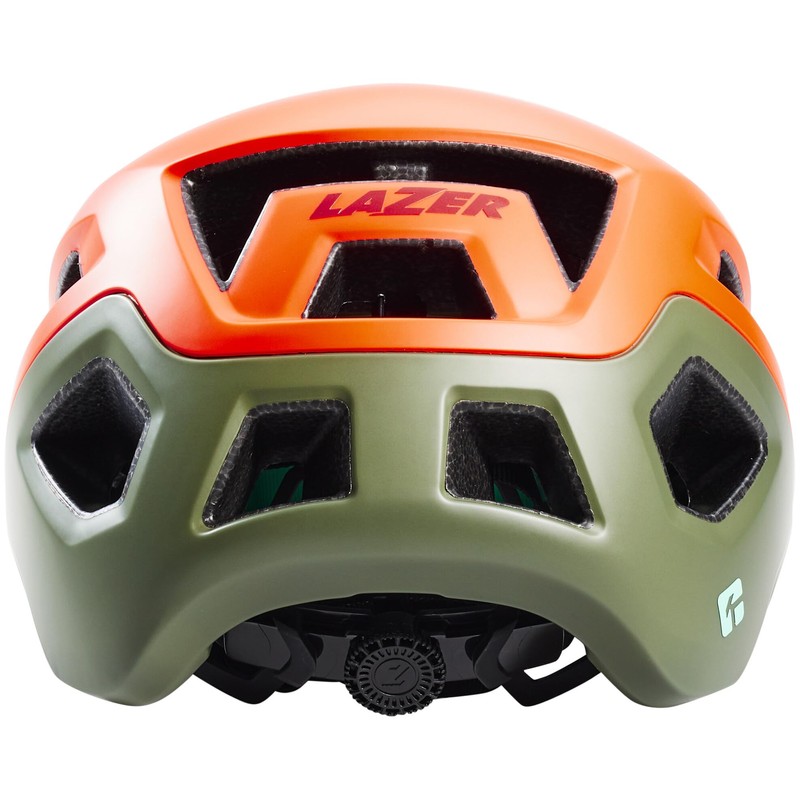 LAZER Helmet - Coyote KinetiCore Helmet Medium Orange/Green