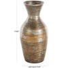 Deco 79 Bamboo Wood Decorative Vase Antique Inspired Pot Centerpiece