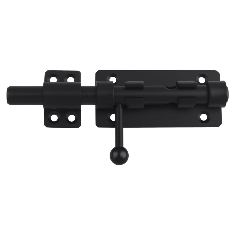 Barrel Bolt Latch, 6.3" Heavy Duty Gate Latch Slide Lock