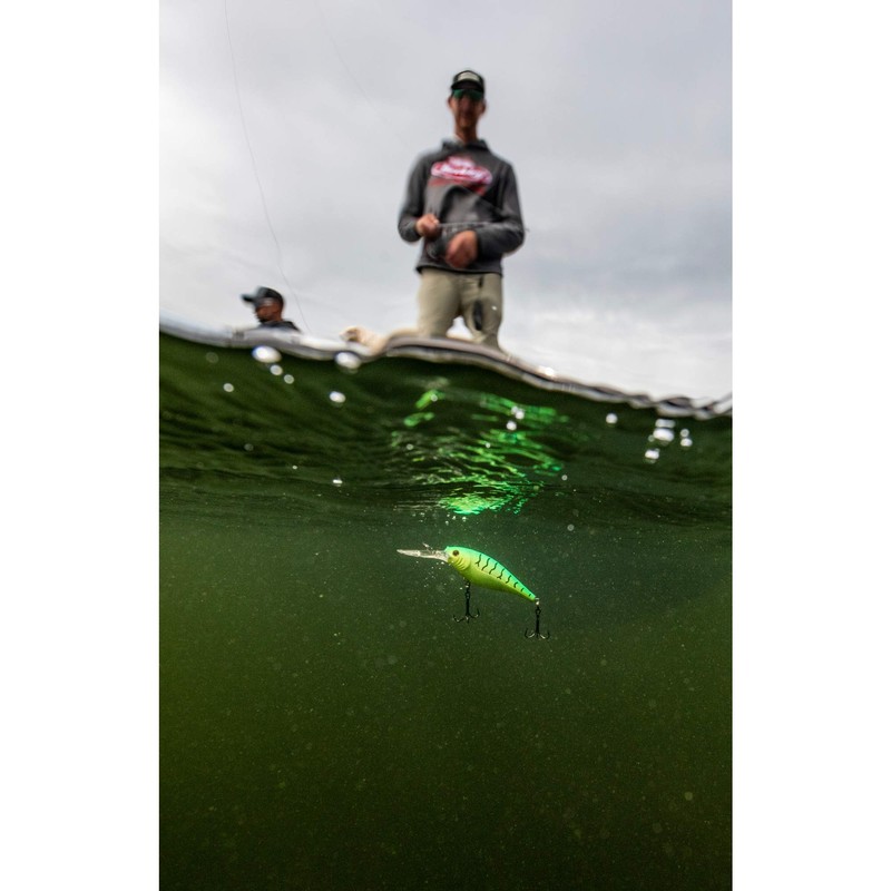 Berkley Flicker Shad Fishing Lure, Slick Chartreuse, 3/16 oz, 2in