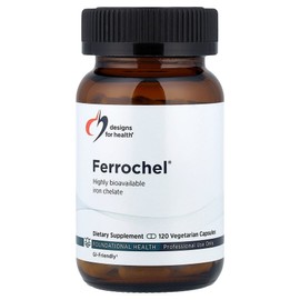 iHerb Ferrochel Veggie Capsules 120 tablets (27mg per capsule), DFH00139, 1 unit, 120 tablets / 아이허브 Ferrochel 베지 캡슐 120정(캡슐 1정당 27mg), DFH00139, 1개, 120정