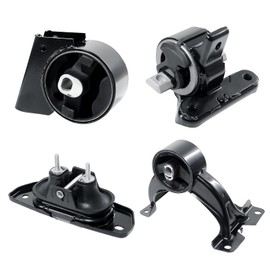 4PCS Engine Motor Mount Transmission Mount Set Compatible with Dodge Journey 2011–2019 FWD Only, Avenger 2013–2014, Chrysler 200 2011–2014 – V6 3.6L Automatic Transmission