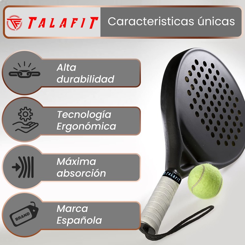 Talafit Pack of 4 Overgrip Padel - Grip Padel -