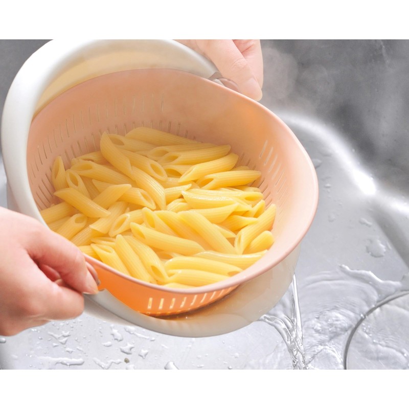 Colander & Bowl Set, One-Piece, Quick and Crut, For Both