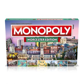 Worcester Monopoly Board Game Edition, Family Game for Ages 8 and up